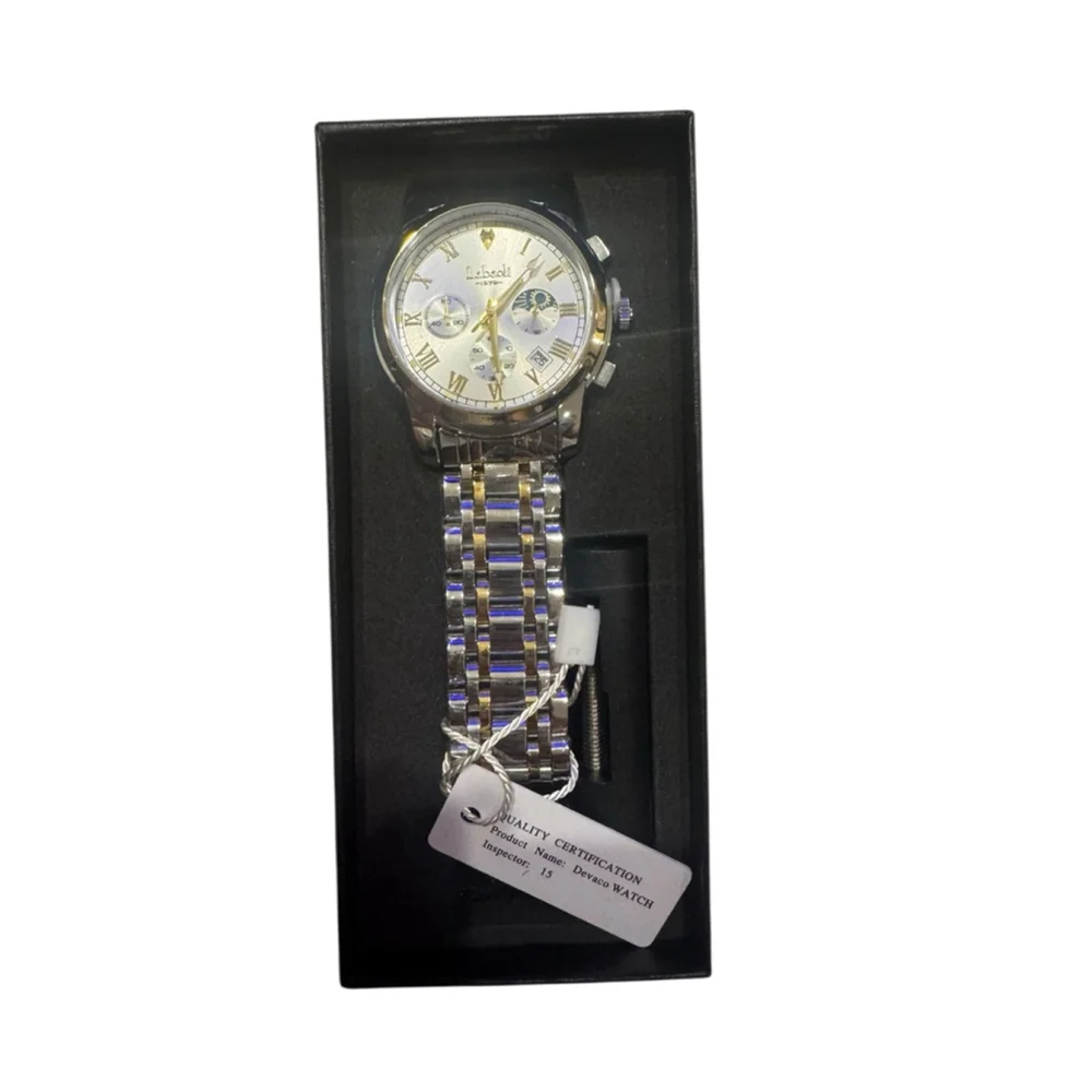 Men's Labaoli Silver & Gold Tone Watch, One Size